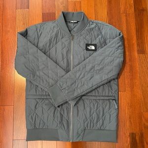 North Face Men’s quilted bomber jacket